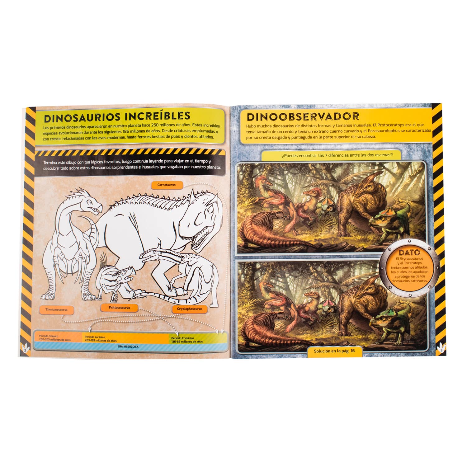 Dinosaurios: Con Stickers y Actividades - Imagen 5