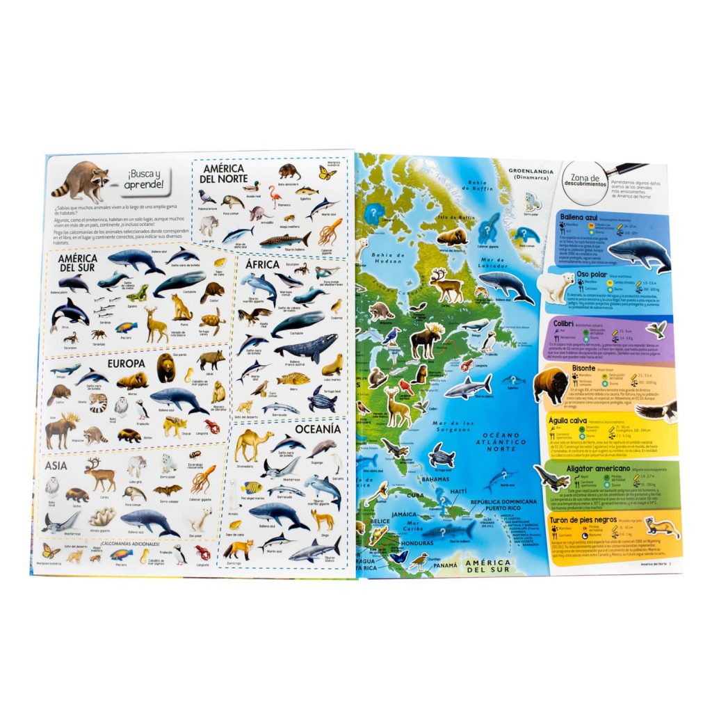 Atlas de los Animales del Mundo | Lexus Editores Bolivia