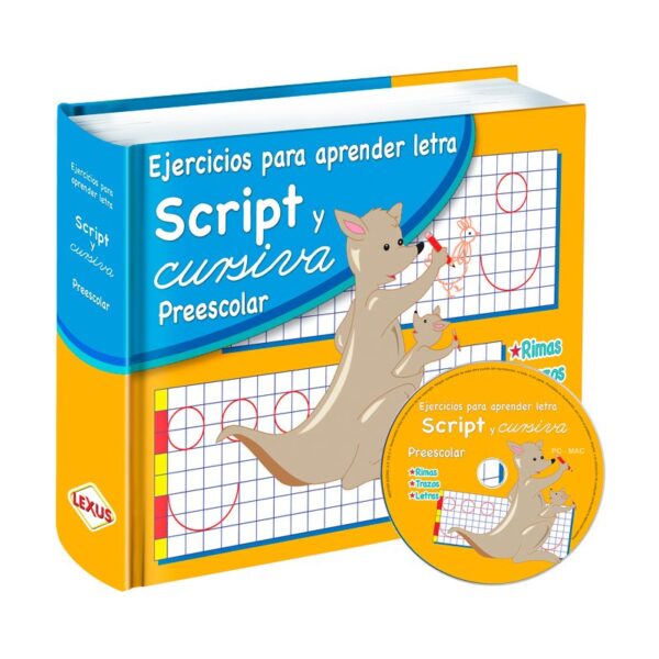 Libro Script y cursiva preescolar