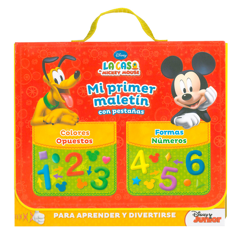 Libro Maletín Con Pestañas La Casa de Mickey Mouse