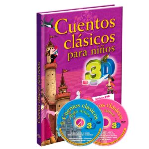 Libro y CD Cuentos Clásicos Para Niños en 3D