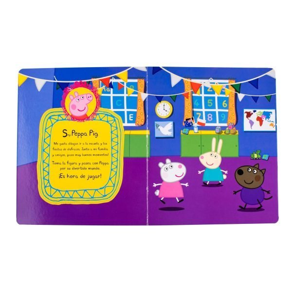 Peppa Pig: libros didácticos + figura base - Imagen 2