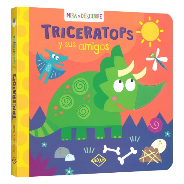 Mira y Descubre Triceratops y sus amigos