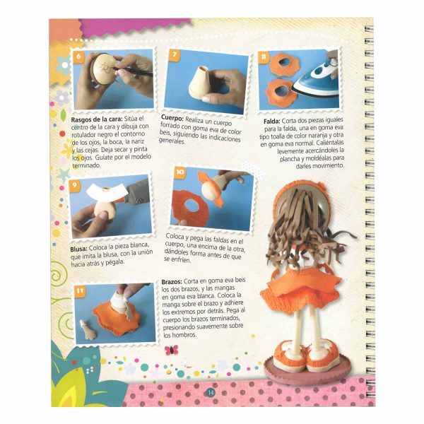 Fofuchas: Muñecas de Goma Eva - Imagen 4