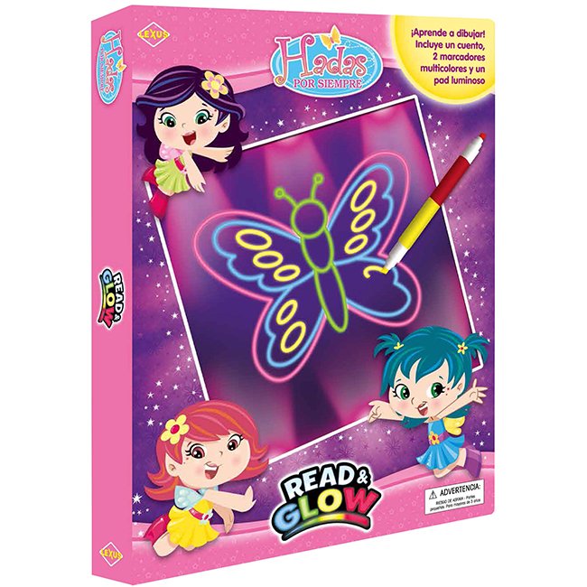 Lee y Brilla: Dibuja con las Hadas