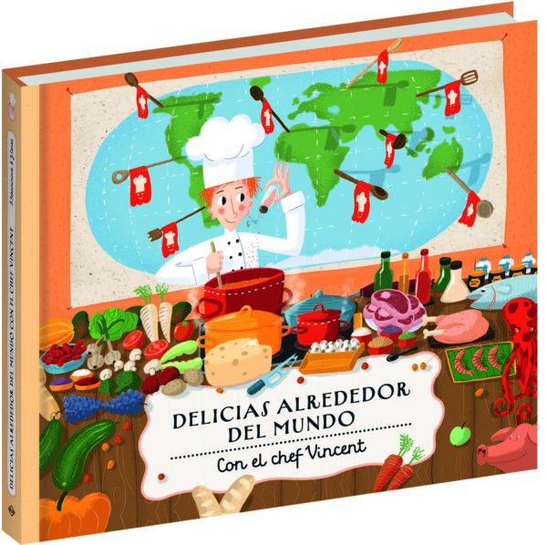 Libro Delicias Alrededor del Mundo con Vincent