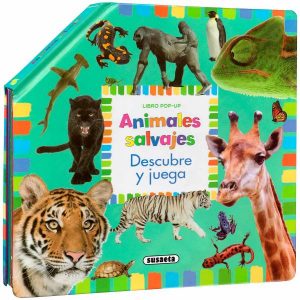 Animales Salvajes: Descubre y Pega