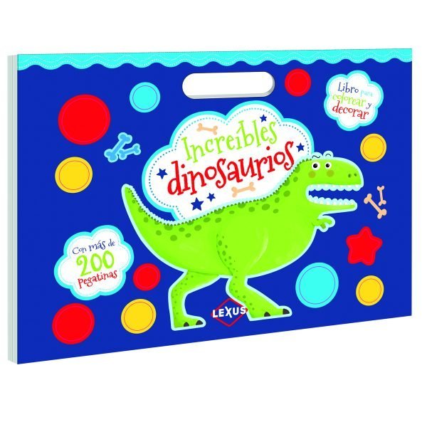 Increíbles Dinosaurios Libro para Colorear