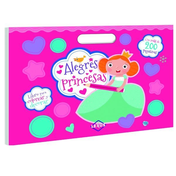 Alegres Princesas Libro para Colorear
