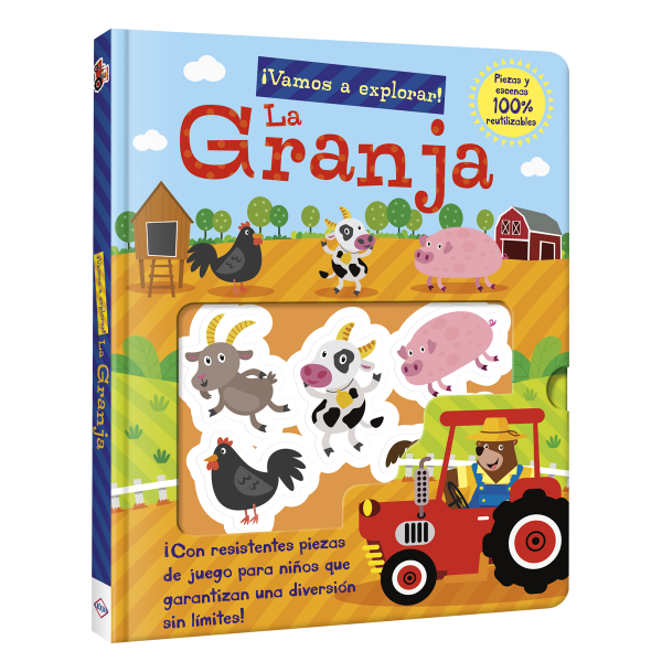 ¡Vamos a Explorar! La Granja - Adhesivos reutilizables