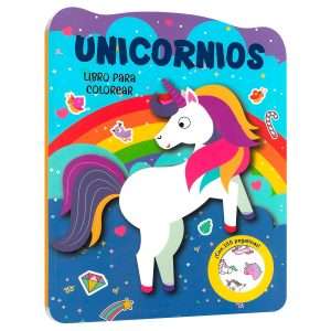 Unicornios Dorado: Libro para Colorear