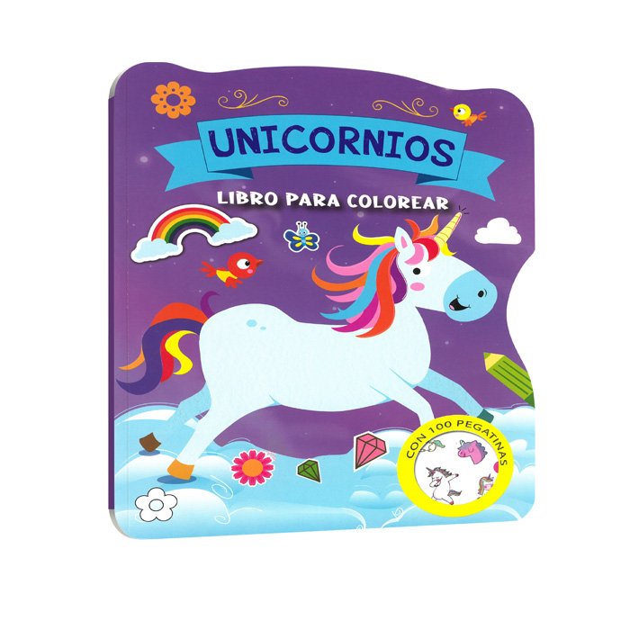 Unicornios Multicolor: Libro para Colorear