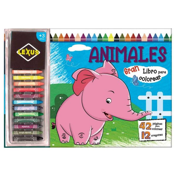 Animales: Gran Libro para Colorear