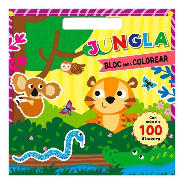 Jungla - Bloc para colorear