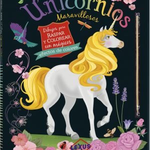 Unicornios maravillosos - Raspa y dibuja