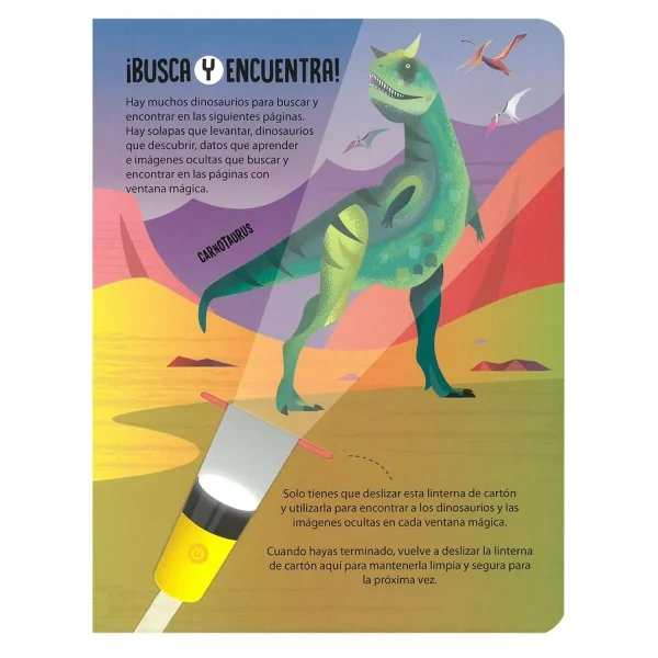 Libro dinosaurio - Busca y encuentra