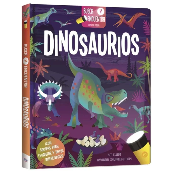 Libro Dinosaurio - busca y encuentra
