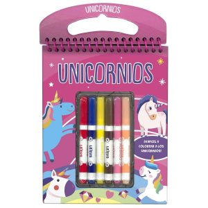 Libro unicornios colorear