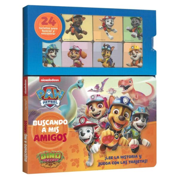 Libro Paw Patrol - Buscando a Mis Amigos Veinticuatro Tarjetas