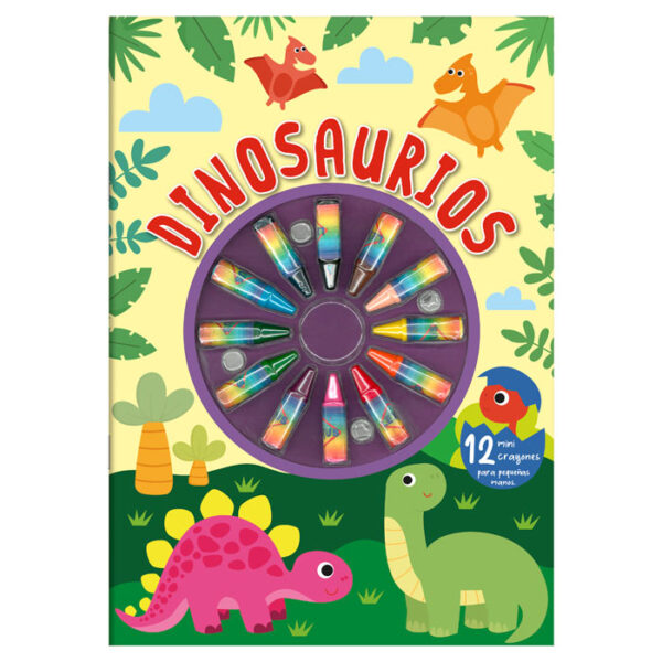 Libro-Dinsaurio-Crayones