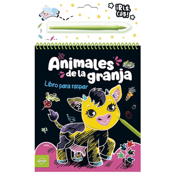Animales de la Granja - Libro para raspar