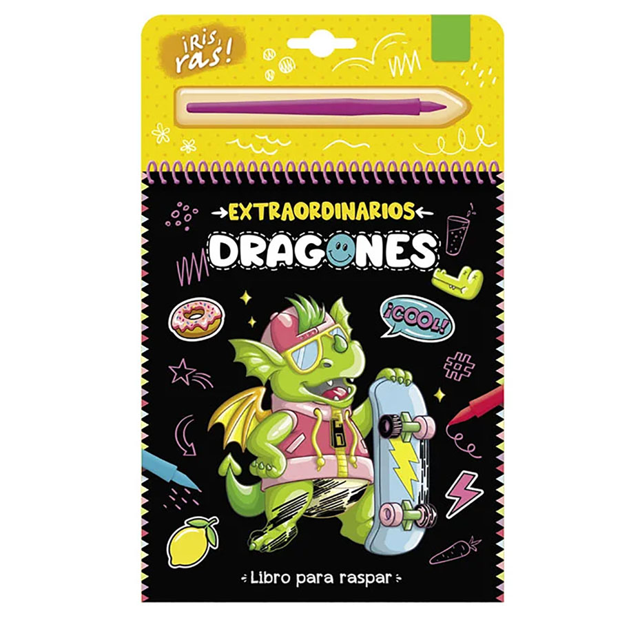 Extraordinarios Dragones - Libro para raspar