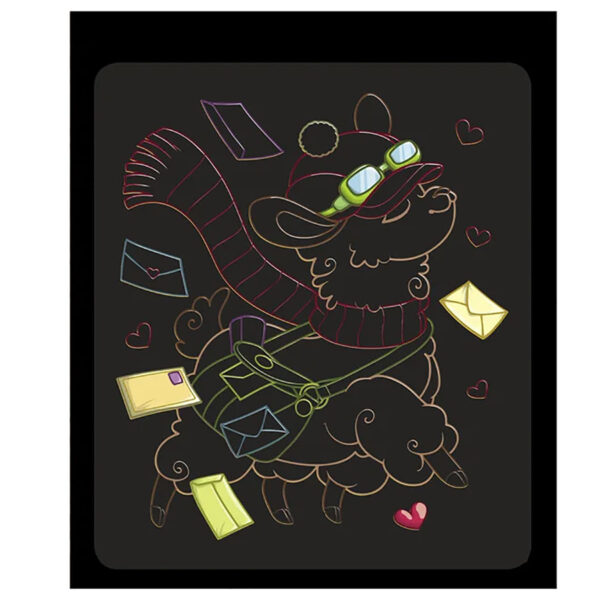 Llamas Locas - Libro para raspar - Imagen 3