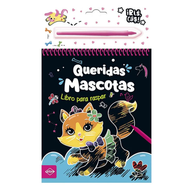 Queridas Mascotas - Libro para raspar