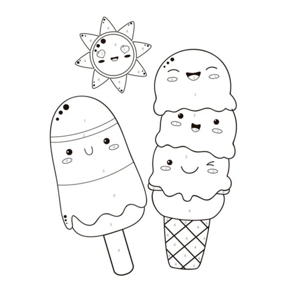 Me encantan los Dulces – Coloreando con Números - Imagen 2