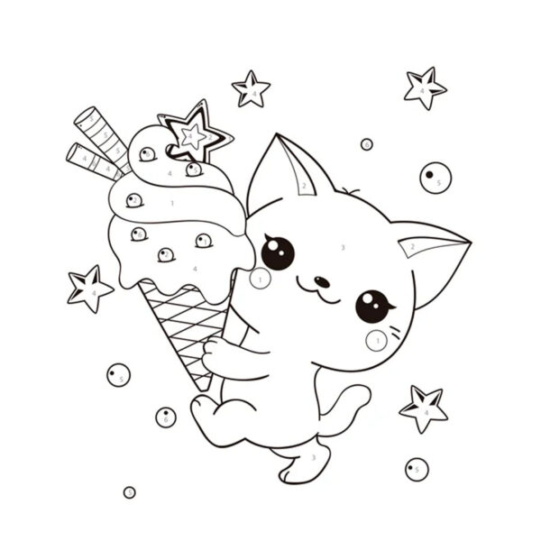 Me encantan los Dulces – Coloreando con Números - Imagen 4