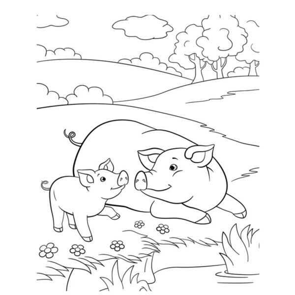 En la Granja – Libro para Colorear - Imagen 3
