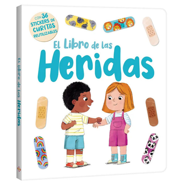 El Libro de las Heridas - con 36 curitas reutilizables