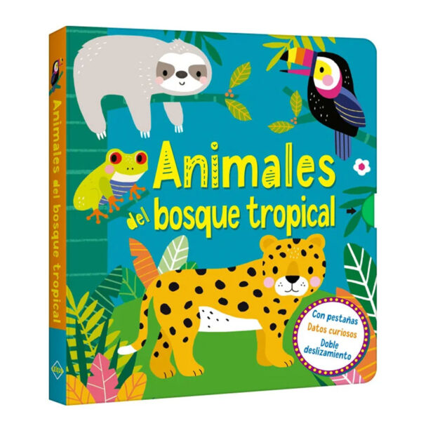 Animales del Bosque Tropical - Libro Desplegable