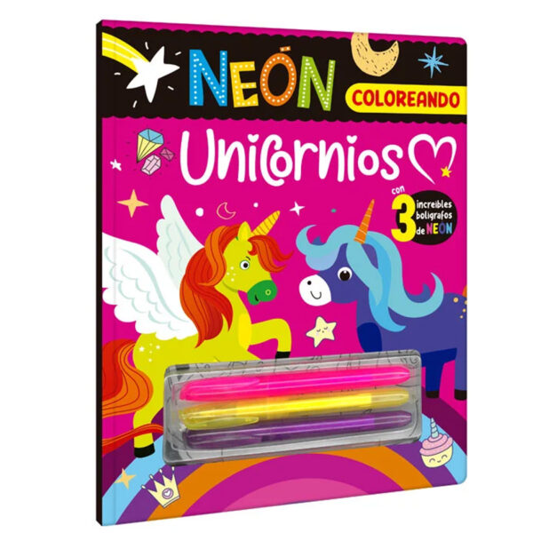 Unicornios – Neón Coloreando