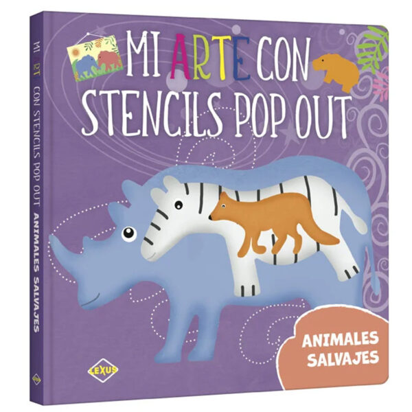 Animales Salvajes – Mi Arte con Stencils Pop Out