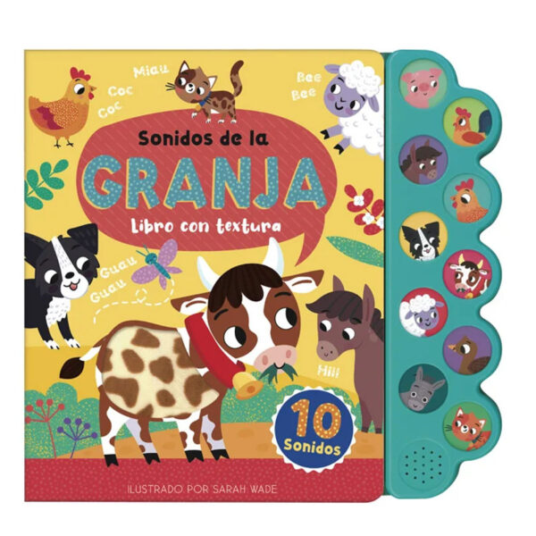 Sonidos de la Granja – Libro con Textura y sonido - Lexus Editores Bolivia