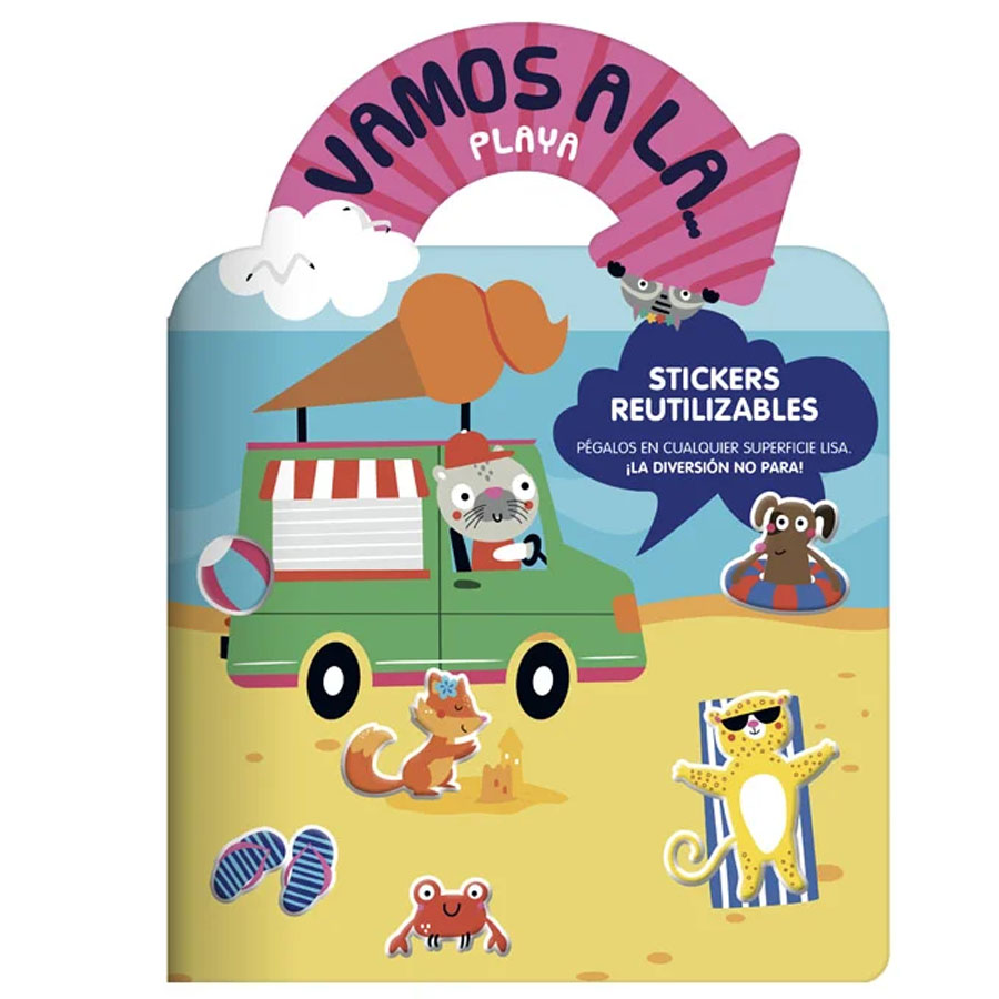 Vamos a la Playa - Stickers reutilizables