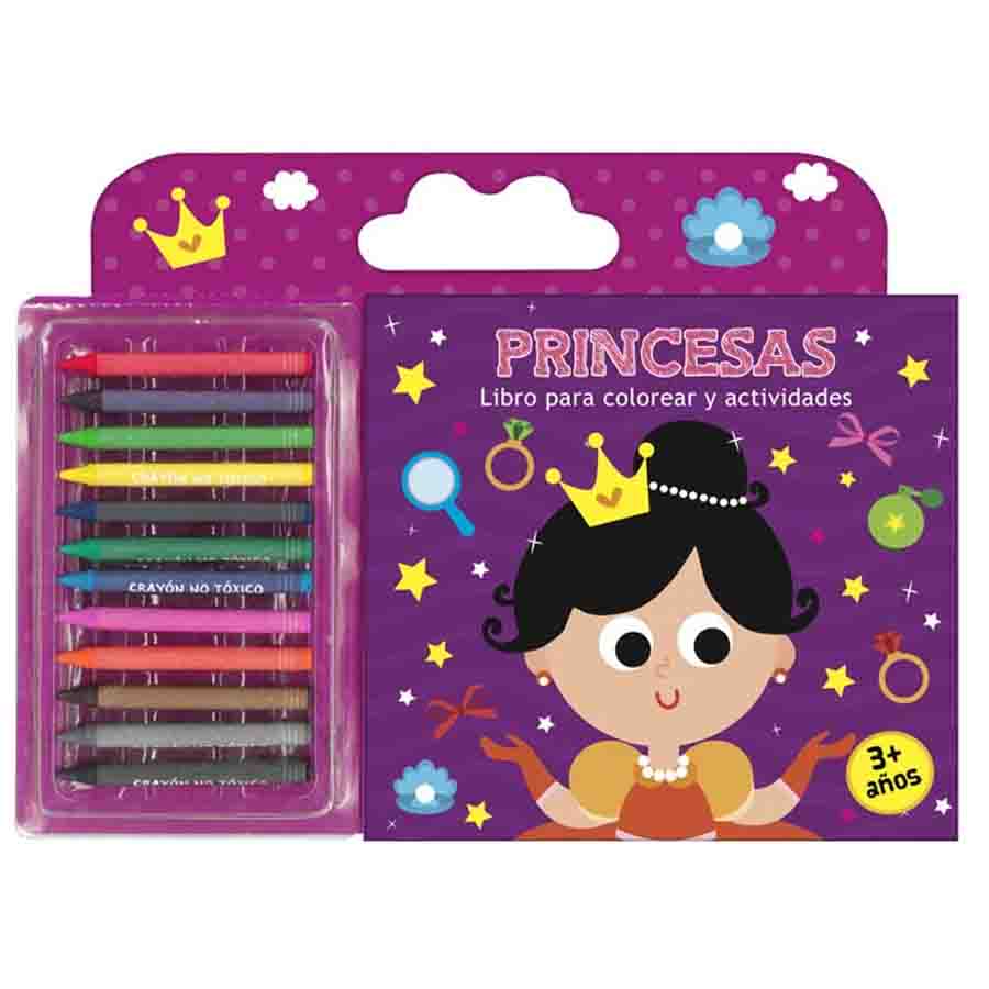 Princesas – Libro para Colorear y Actividades