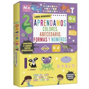 Aprendamos Colores, Abecedario, Formas y Números - Maletín