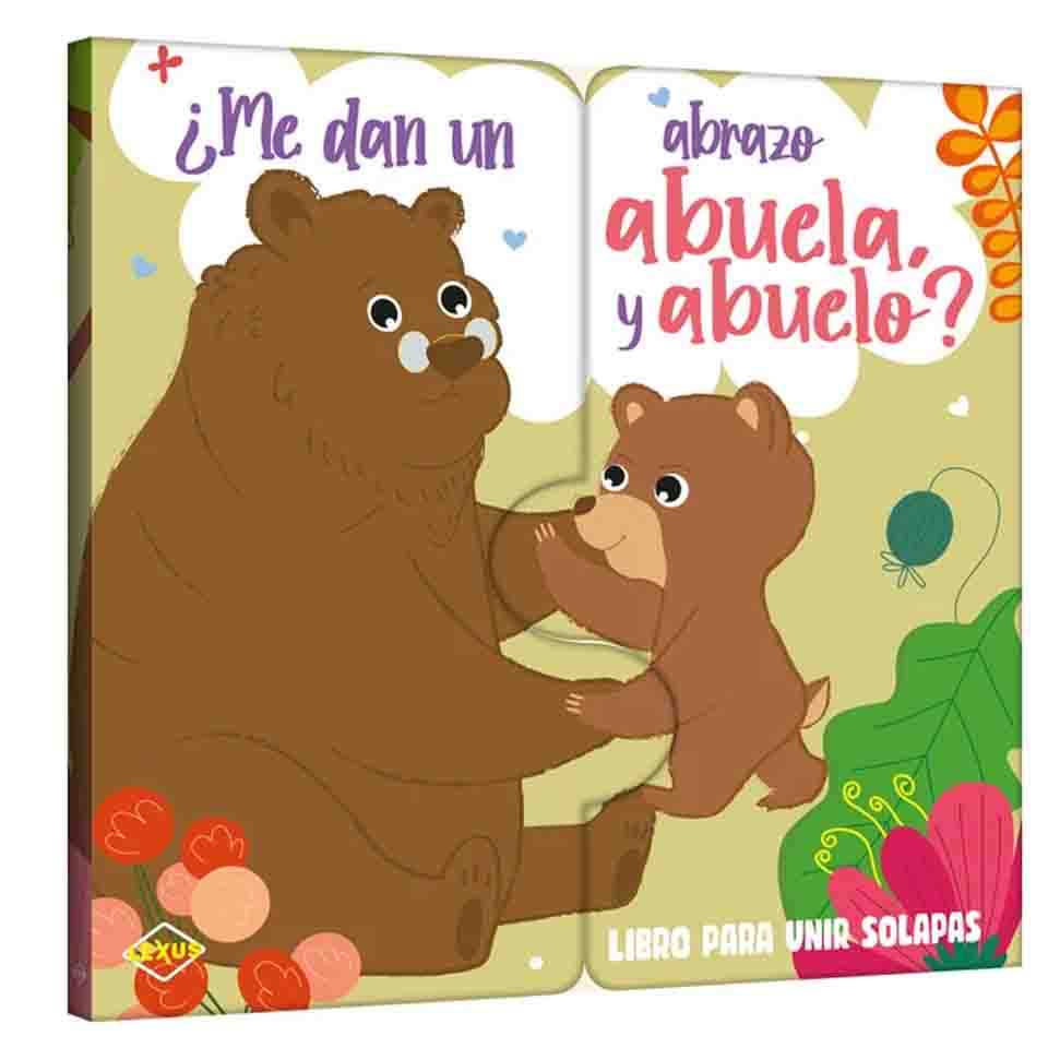 ¿Me dan un Abrazo Abuela y Abuela? - Libro para unir solapas