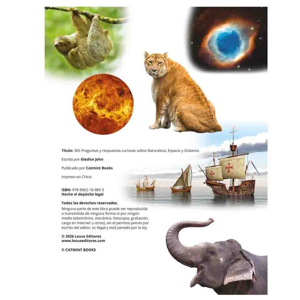 365 Preguntas y Respuestas sobre Naturaleza, Espacio y Océanos - Imagen 2