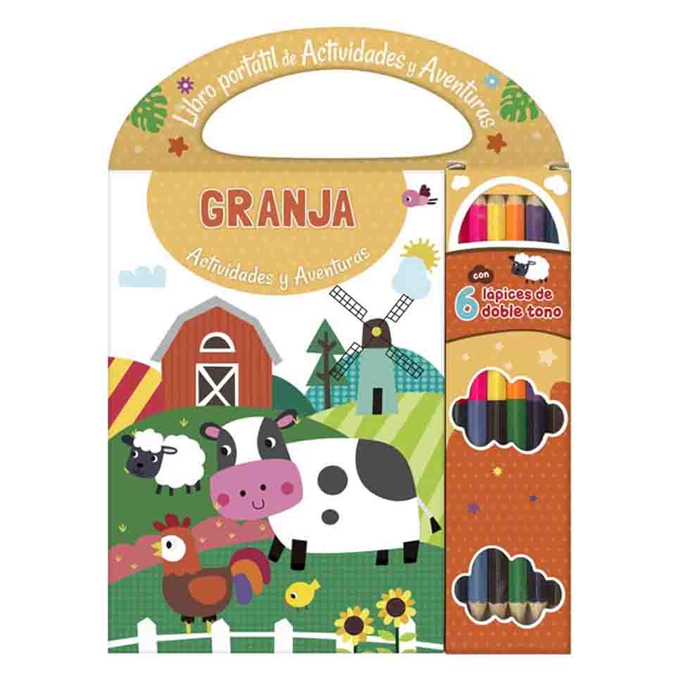 Granja – Libro Portátil de Actividades y Aventuras