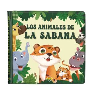 Los Animales de la Sabana - Libro impermeable